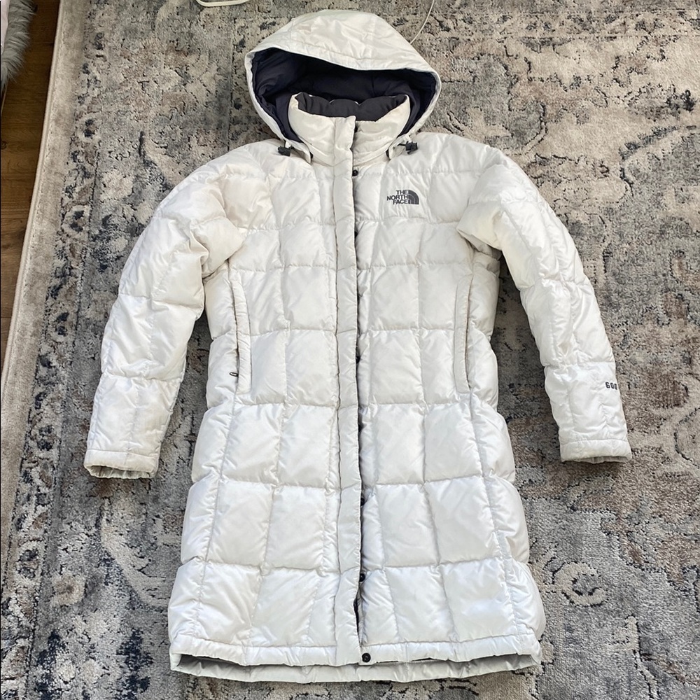 The North Face Women's White Puffer Coat